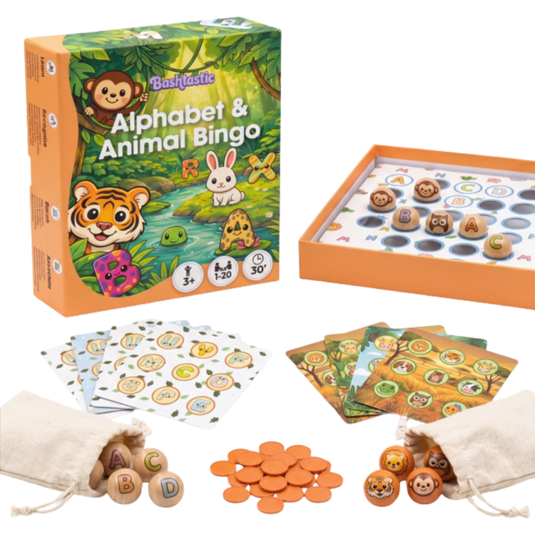 Bingo Infantil - Bashtastic