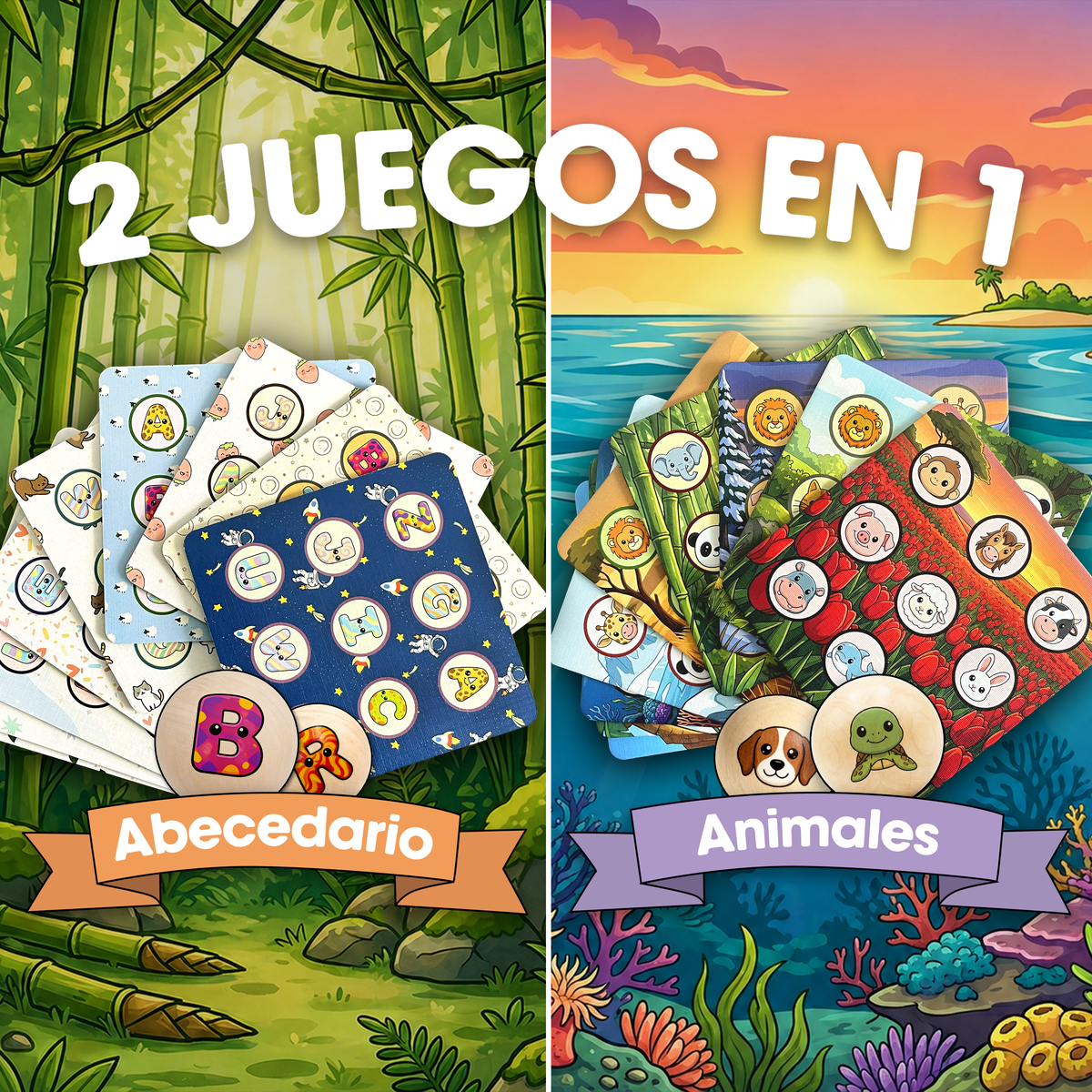 Bingo Infantil - Bashtastic