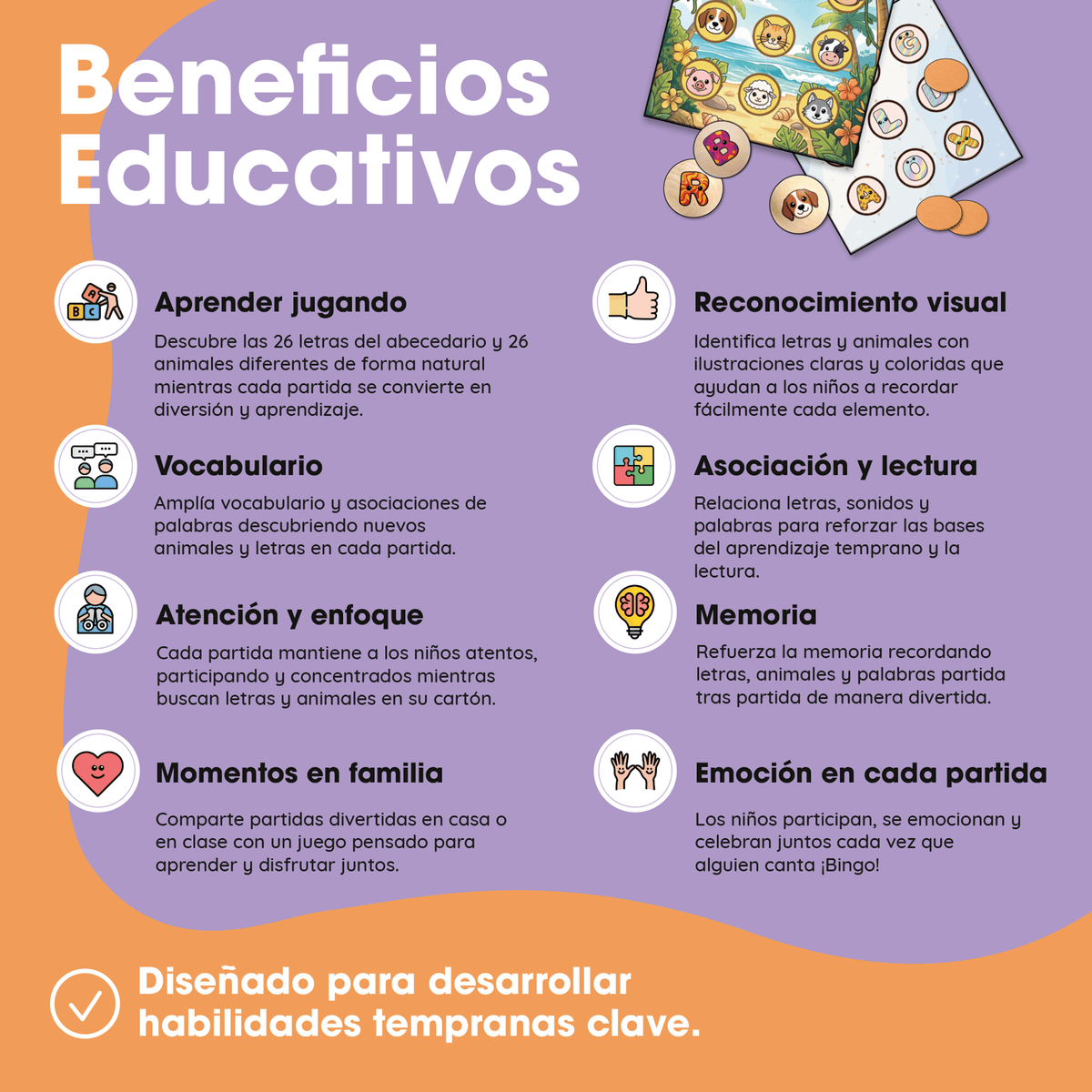 Bingo Infantil - Bashtastic