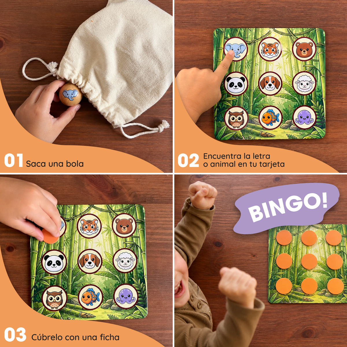 Bingo Infantil - Bashtastic