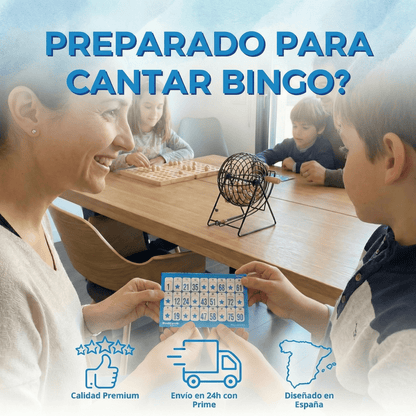 Cartones de Bingo Desechables 504 Azul - Bashtastic