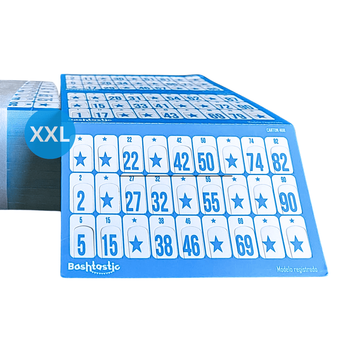 Cartones de Bingo XXL Verde - Bashtastic