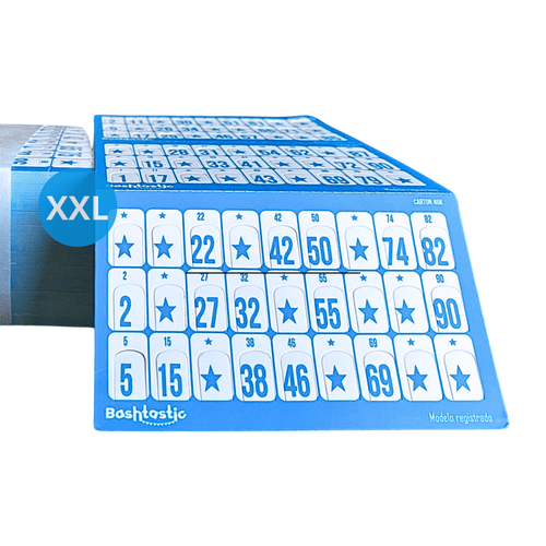 Cartones de Bingo XXL Verde - Bashtastic